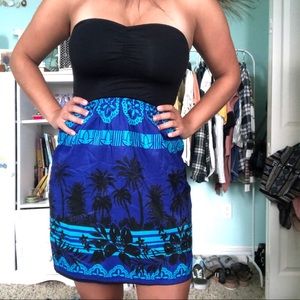 Roxy strapless sundress